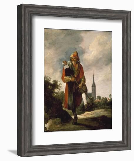 The Clown-David Teniers the Younger-Framed Giclee Print