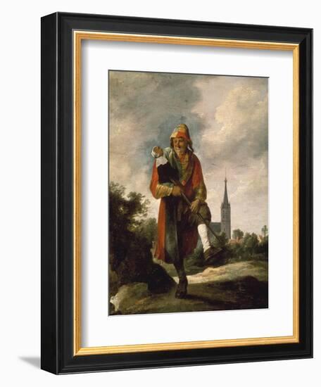 The Clown-David Teniers the Younger-Framed Giclee Print