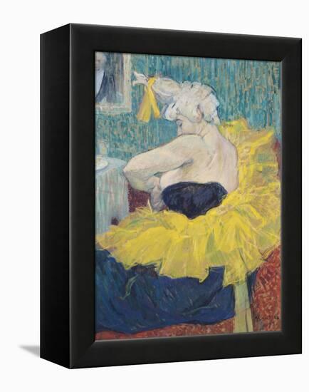 The Clowness Cha-U-Kao in a Tutu, 1895-Henri de Toulouse-Lautrec-Framed Premier Image Canvas