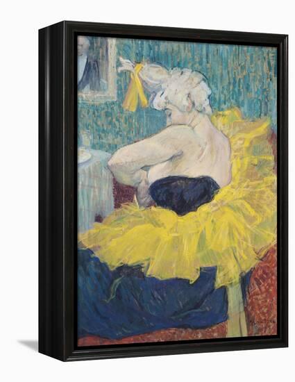 The Clowness Cha-U-Kao in a Tutu, 1895-Henri de Toulouse-Lautrec-Framed Premier Image Canvas