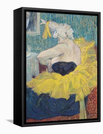 The Clowness Cha-U-Kao in a Tutu, 1895-Henri de Toulouse-Lautrec-Framed Premier Image Canvas