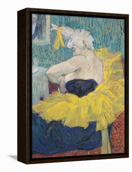 The Clowness Cha-U-Kao in a Tutu, 1895-Henri de Toulouse-Lautrec-Framed Premier Image Canvas