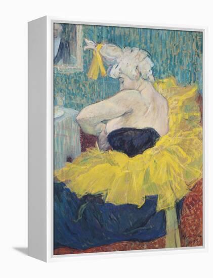 The Clowness Cha-U-Kao in a Tutu, 1895-Henri de Toulouse-Lautrec-Framed Premier Image Canvas