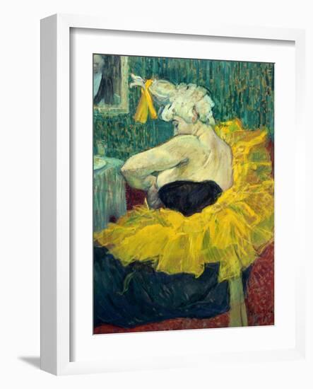 The Clowness Cha-U-Kao-Henri de Toulouse-Lautrec-Framed Giclee Print