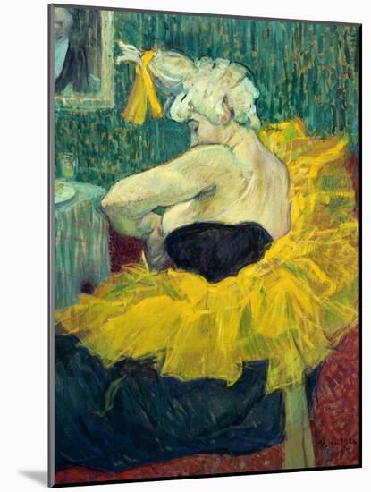 The Clowness Cha-U-Kao-Henri de Toulouse-Lautrec-Mounted Giclee Print