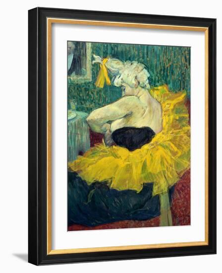 The Clowness Cha-U-Kao-Henri de Toulouse-Lautrec-Framed Giclee Print