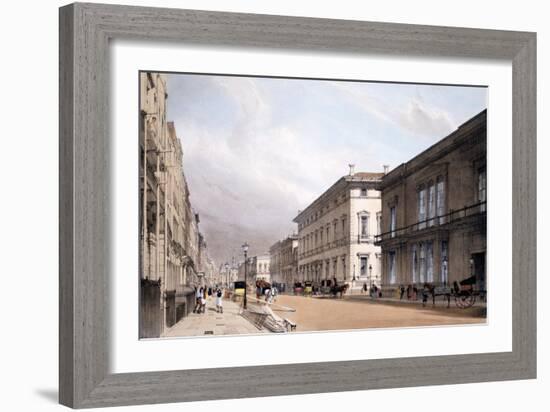 The Club Houses, Pall Mall, 1842-Thomas Shotter Boys-Framed Giclee Print