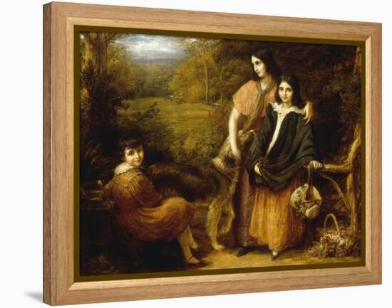 The Clutterbuck Children-John Linnell-Framed Premier Image Canvas