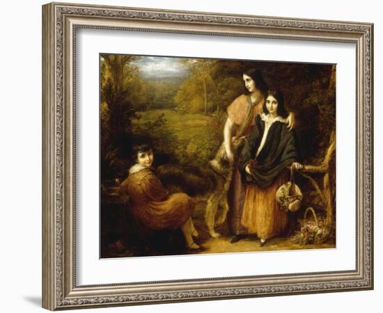 The Clutterbuck Children-John Linnell-Framed Giclee Print