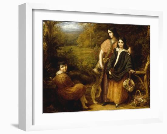 The Clutterbuck Children-John Linnell-Framed Giclee Print