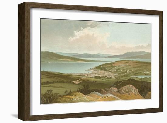 The Clyde and Rothesay Bay from Barone Hill-English School-Framed Giclee Print