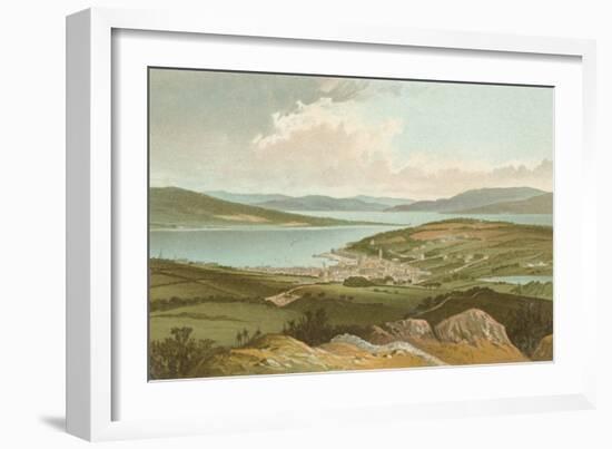 The Clyde and Rothesay Bay from Barone Hill-English School-Framed Giclee Print