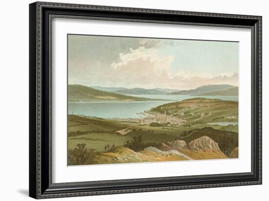 The Clyde and Rothesay Bay from Barone Hill-English School-Framed Giclee Print