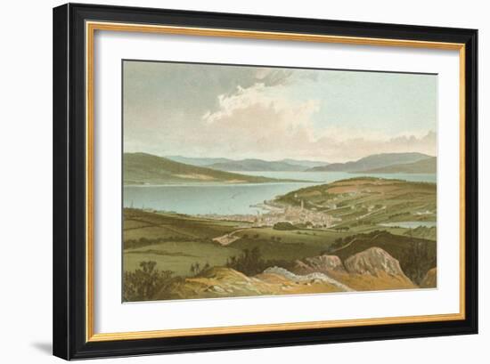 The Clyde and Rothesay Bay from Barone Hill-English School-Framed Giclee Print