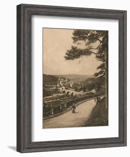 'The Clyde at Kirkfieldbank, from the Braes near Lanark', 1902-Unknown-Framed Photographic Print