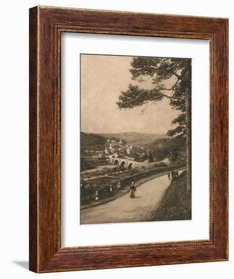 'The Clyde at Kirkfieldbank, from the Braes near Lanark', 1902-Unknown-Framed Photographic Print