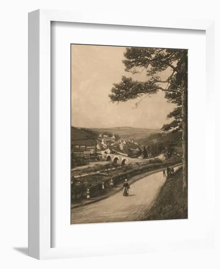 'The Clyde at Kirkfieldbank, from the Braes near Lanark', 1902-Unknown-Framed Photographic Print