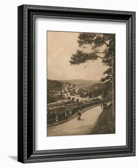 'The Clyde at Kirkfieldbank, from the Braes near Lanark', 1902-Unknown-Framed Photographic Print