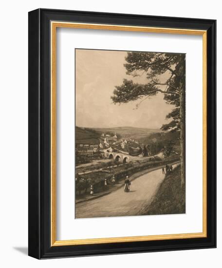 'The Clyde at Kirkfieldbank, from the Braes near Lanark', 1902-Unknown-Framed Photographic Print
