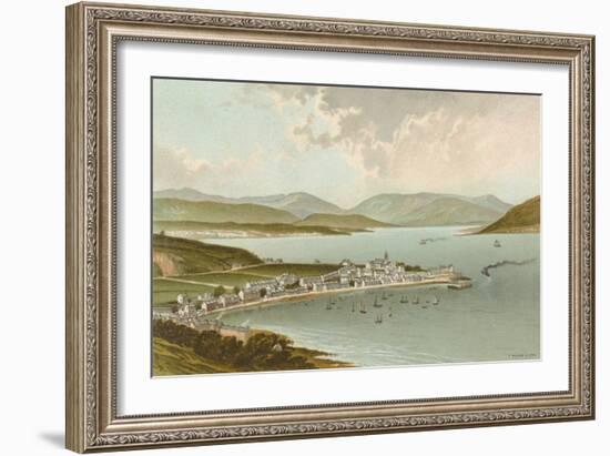 The Clyde from Above Gourock-English School-Framed Giclee Print