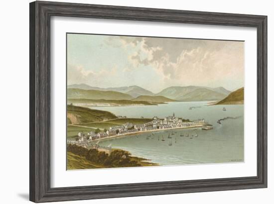 The Clyde from Above Gourock-English School-Framed Giclee Print