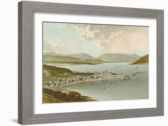 The Clyde from Above Gourock-English School-Framed Giclee Print