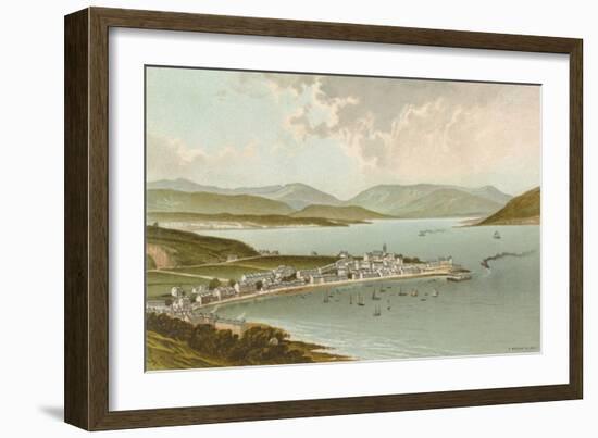 The Clyde from Above Gourock-English School-Framed Giclee Print