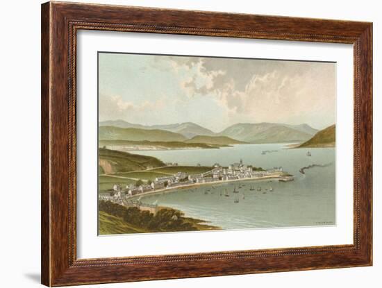 The Clyde from Above Gourock-English School-Framed Giclee Print