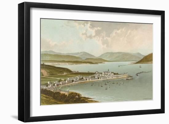 The Clyde from Above Gourock-English School-Framed Giclee Print