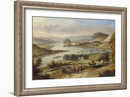 The Clyde from Dalnotter Hill, 1857-Thomas Dudgeon-Framed Giclee Print