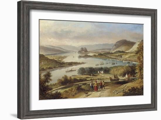 The Clyde from Dalnotter Hill, 1857-Thomas Dudgeon-Framed Giclee Print