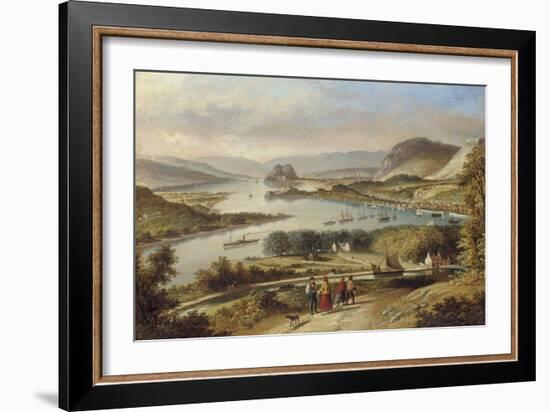 The Clyde from Dalnotter Hill, 1857-Thomas Dudgeon-Framed Giclee Print