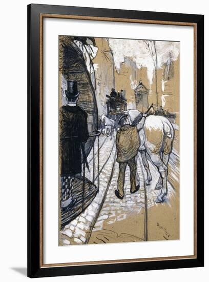 The Coach Driver of the Omnibus Company, 1888-Henri de Toulouse-Lautrec-Framed Giclee Print