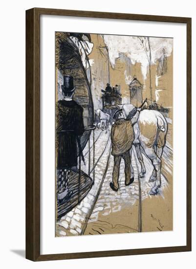 The Coach Driver of the Omnibus Company, 1888-Henri de Toulouse-Lautrec-Framed Giclee Print