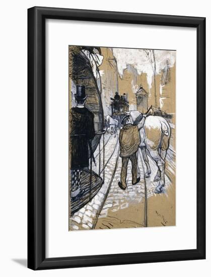 The Coach Driver of the Omnibus Company, 1888-Henri de Toulouse-Lautrec-Framed Giclee Print