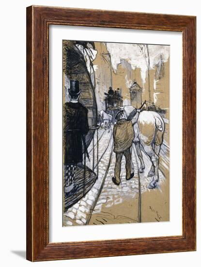 The Coach Driver of the Omnibus Company, 1888-Henri de Toulouse-Lautrec-Framed Giclee Print