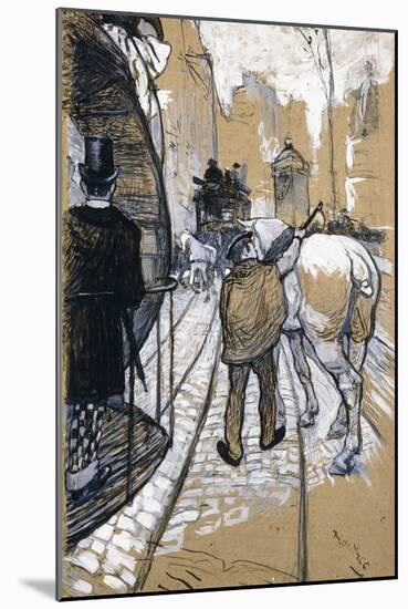 The Coach Driver of the Omnibus Company, 1888-Henri de Toulouse-Lautrec-Mounted Giclee Print