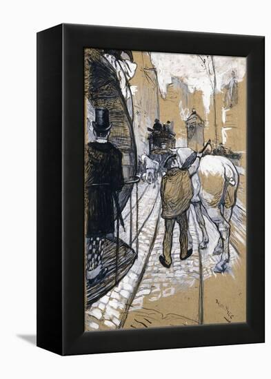 The Coach Driver of the Omnibus Company, 1888-Henri de Toulouse-Lautrec-Framed Premier Image Canvas