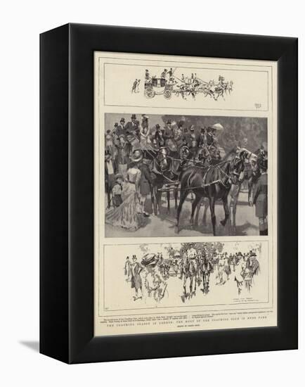 The Coaching Season in London, the Meet of the Coaching Club in Hyde Park-Frank Craig-Framed Premier Image Canvas