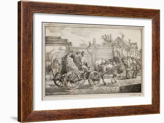 The Coachman with Kindling-Alexander Orlowski-Framed Giclee Print