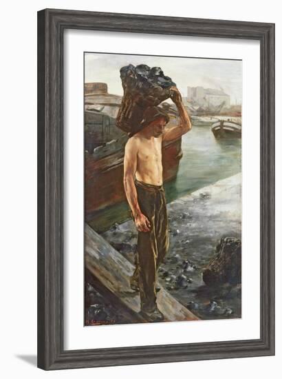 The Coal Carrier, 1882-Henri Gervex-Framed Giclee Print