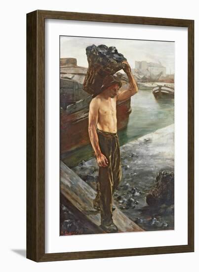 The Coal Carrier, 1882-Henri Gervex-Framed Giclee Print