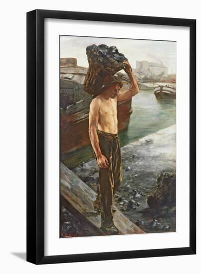 The Coal Carrier, 1882-Henri Gervex-Framed Giclee Print