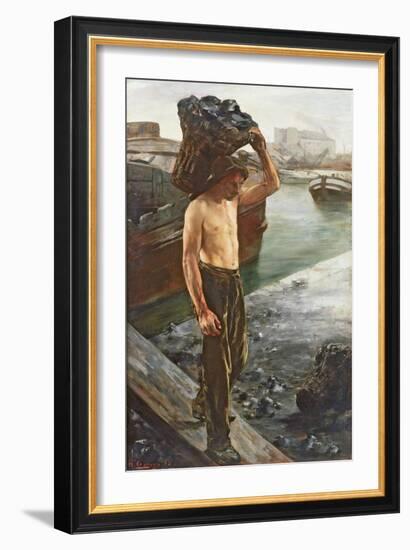 The Coal Carrier, 1882-Henri Gervex-Framed Giclee Print