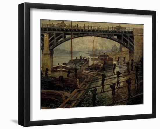 The Coal Dealers-Claude Monet-Framed Giclee Print