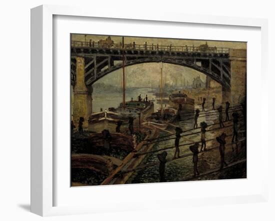 The Coal Dealers-Claude Monet-Framed Giclee Print