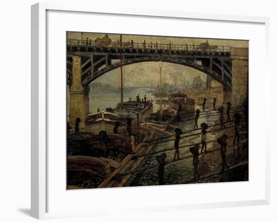 The Coal Dealers-Claude Monet-Framed Giclee Print