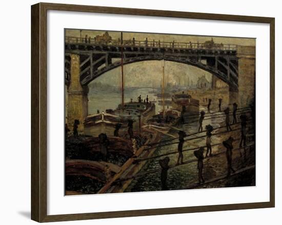 The Coal Dealers-Claude Monet-Framed Giclee Print