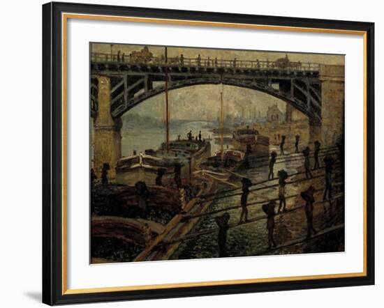 The Coal Dealers-Claude Monet-Framed Giclee Print