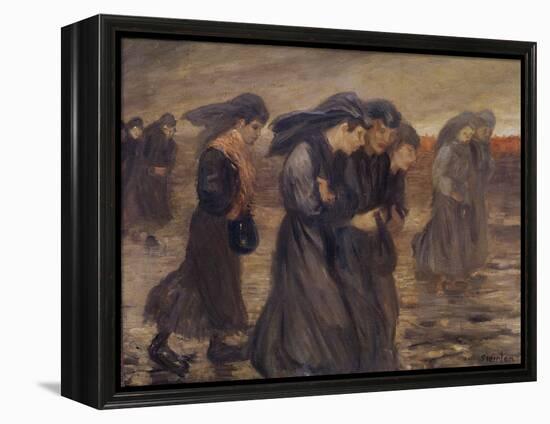 The Coal Graders, 1905-Theophile Alexandre Steinlen-Framed Premier Image Canvas